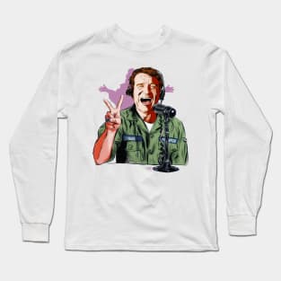 Robin Williams - An illustration by Paul Cemmick Long Sleeve T-Shirt